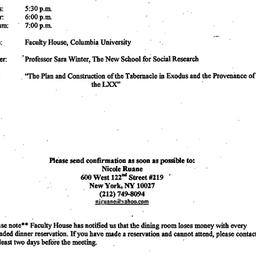 Announcements, 2000-05-17. ...