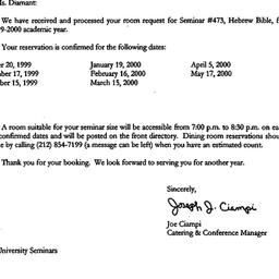 Correspondence, 2000-07-28....