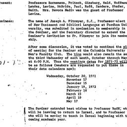 Minutes, 1971-05-19. The St...