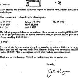 Correspondence, 1998-06-09....