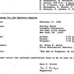 Minutes, 1988-01-20. The St...