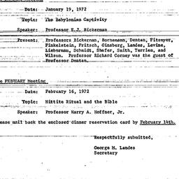 Minutes, 1972-01-19. The St...