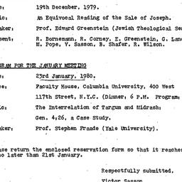 Minutes, 1979-12-19. The St...