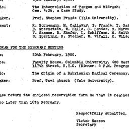 Minutes, 1980-01-23. The St...