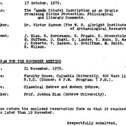 Minutes, 1979-10-17. The St...