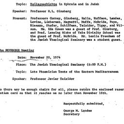 Minutes, 1974-10-16. The St...
