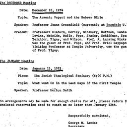 Minutes, 1974-12-18. The St...