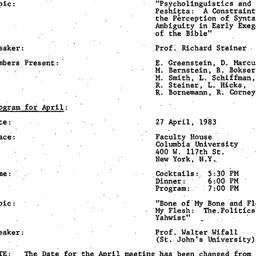 Minutes, 1983-03-16. The St...
