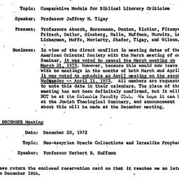 Minutes, 1972-11-15. The St...