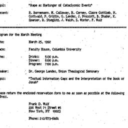Minutes, 1992-02-19. The St...