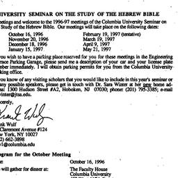 Correspondence, 1996-10-16....