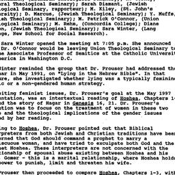 Minutes, 1997-05-21. The St...