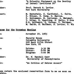 Minutes, 1985-10-16. The St...