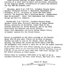 Announcements, 1987-03-18. ...
