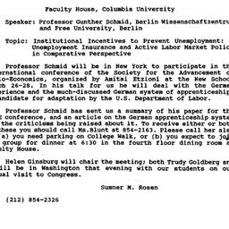 Announcements, 1993-03-29. ...
