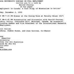 Announcements, 1999-11-22. ...