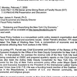 Announcements, 2000-02-07. ...