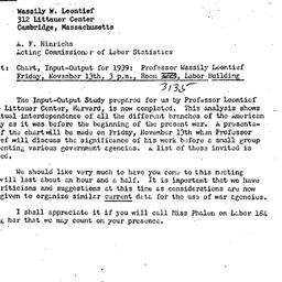 Announcements, 1999-11-06. ...