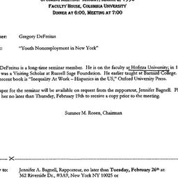 Announcements, 1998-03-02. ...