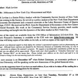 Announcements, 1998-11-23. ...