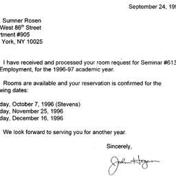 Correspondence, 1996-09-24....