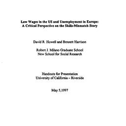 Speaker's paper, 1997-0...