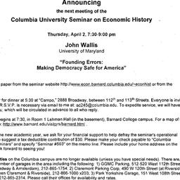 Announcements, 2009-04-02. ...