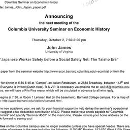 Announcements, 2008-10-02. ...
