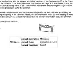 Announcements, 2005-09-22. ...
