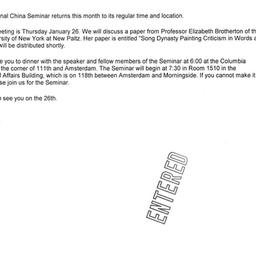 Announcements, 2006-01-26. ...