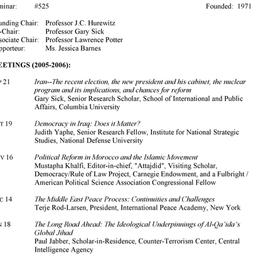 Schedules. The Middle East,...