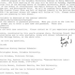 Schedules. Early American H...