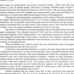Minutes, 2005-10-20. Classi...