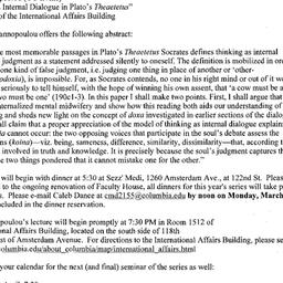 Announcements, 2009-03-26. ...