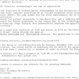Announcements, 2007-11-15. ...