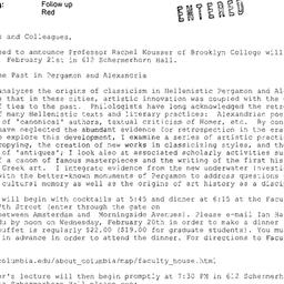Announcements, 2008-02-21. ...