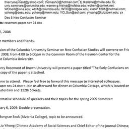 Announcements, 2008-12-05. ...