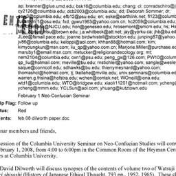Announcements, 2008-02-01. ...
