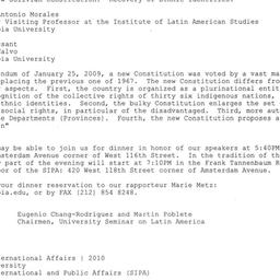 Announcements, 2009-05-07. ...