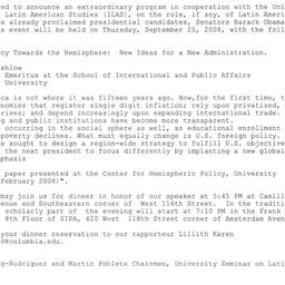 Announcements, 2008-09-25. ...