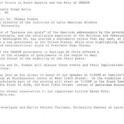 Announcements, 2008-10-02. ...