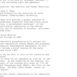 Announcements, 2008-02-07. ...