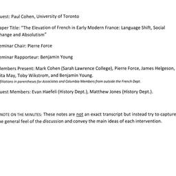 Minutes, 2006-02-03. Post-C...