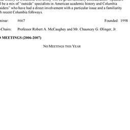 Schedules. The History of C...