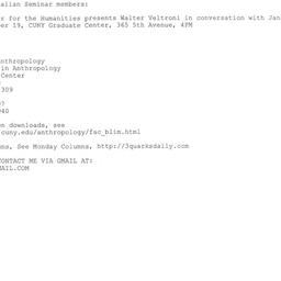 Announcements, 2008-09-19. ...