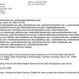 Announcements, 2008-03-25. ...