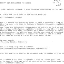 Announcements, 2009-01-23. ...