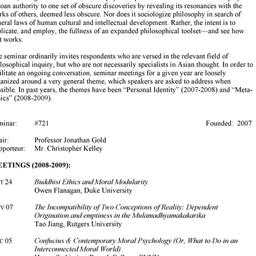 Schedules. Comparative Phil...