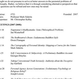 Schedules. Comparative Phil...