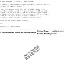 Announcements, 2006-04-20. ...